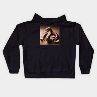 Snake Vegetables Kids Hoodie